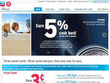 Tablet Screenshot of chevrontexacocards.com